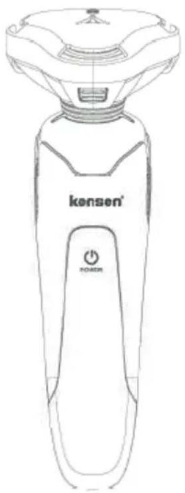 Kensen 06-KTXD11-001 - Golarka elektryczna 4w1 Kensen - 1