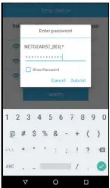 Enter password NETGEARS7_BEIL* ****** □ None Password Cancel Submit Security 1 2 3 4 5 6 7 8 9 0 @ # $ % & - + ( ) -+ - * - : - ! ? ABC - _ / . ✓