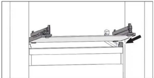 LIEBHERR GNe 50Z6 - Wyjmowanie / zakładanie płyty szklanej - 2