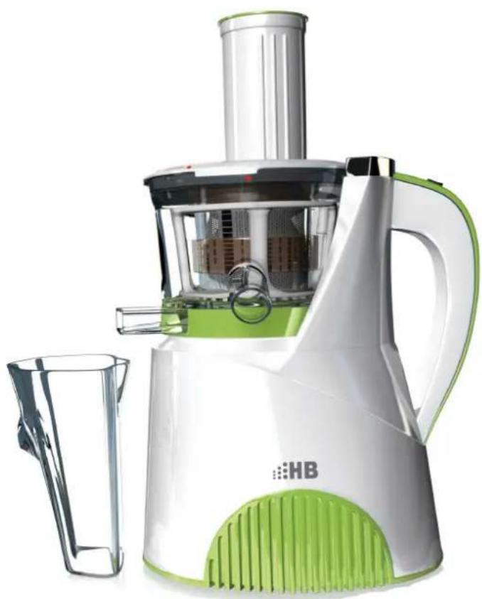 HB Slow Juicer SJ0151 - Sokowirówka Wolnobrotowa - 1
