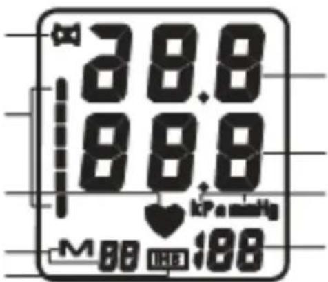 Mesmed MM-204 Vengo - Opis wyświetlacza - 1