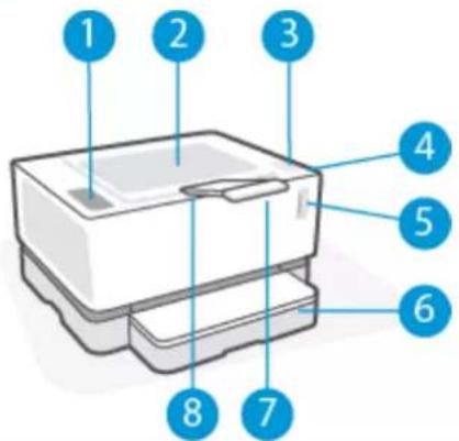 HP Neverstop Laser 1000w - Widoki drukarki - 1