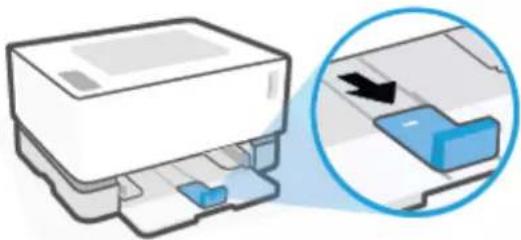 HP Neverstop Laser 1000w - Obracanie prowadnicy długości papieru - 2