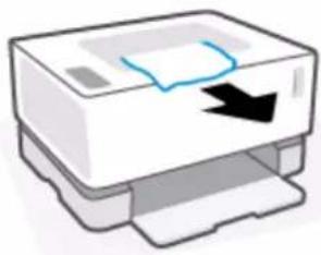 HP Neverstop Laser 1000w - Usuwanie zacięć z obszarów wyjściowych - 2
