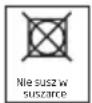 BEKO DF7412WAR - Rzeczy nienadające się do suszenia w tej suszarce - 1