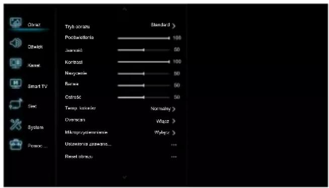 Lin 40LFHD1200 - Funkcje menu - 1
