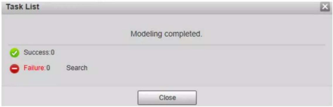 Task List Modeling completed. ✓ Success:0 - Failure:0 Search Close