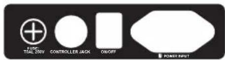 FUSE TOOL 150V CONTROLLER JACK ON/OFF POWER INPUT