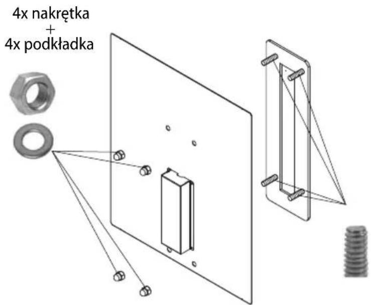 Afrelli Nuvola - Sposób montażu elementu dekoracyjnego w okapie CARINA: - 1