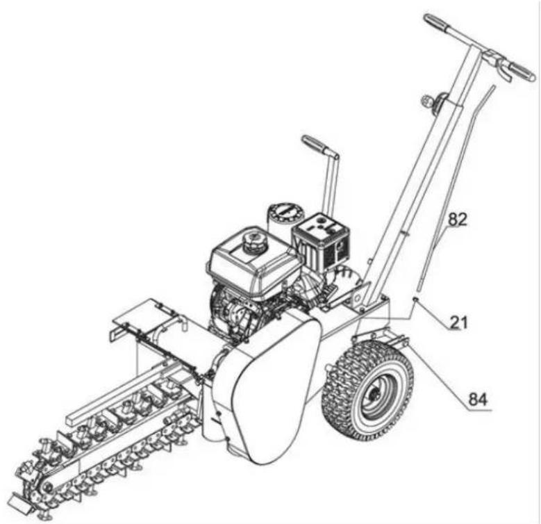 Faworyt SK600 - Montaż dźwignihamulcaautomatycznego - 1