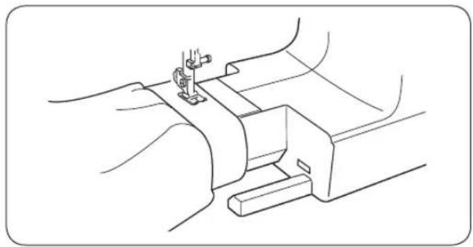 JANOME Juno J15 - Mocowanie stolika: - 1