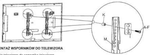 ANTAŻ WSPORNIKÓW DO TELEWIZORA e telewizora do wspornika telewizora