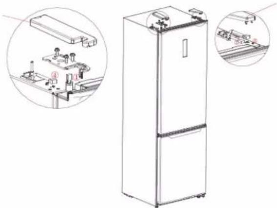 MIDEA MDRB470MGE01 - Zmiana kierunku otwierania drzwi - 10