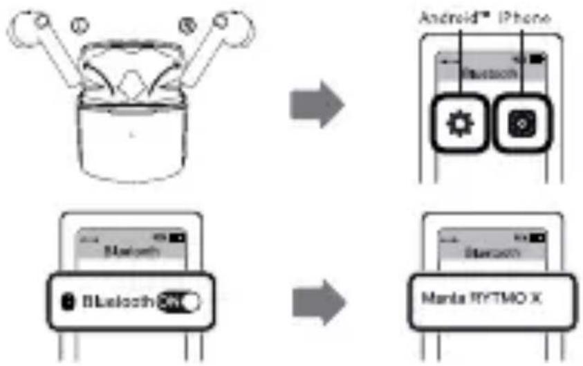 Manta Rytmo X - Parowanie Bluetooth - 1