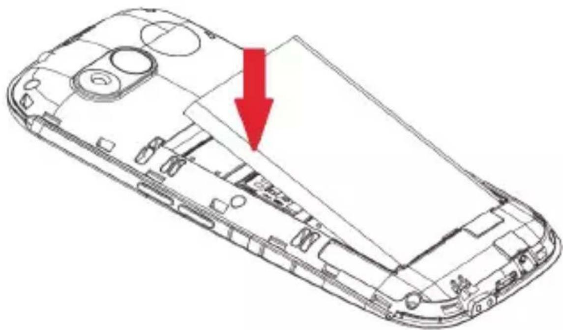 MaxCom MM471 - Instalacja akumulatora: - 1