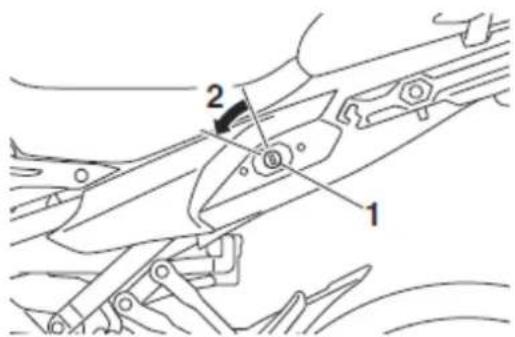 YAMAHA TRACER 9 (2015) - Siedzenie pasażera - 1