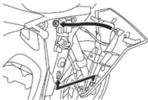 YAMAHA TRACER 9 (2015) - Aby zainstalować panel - 1