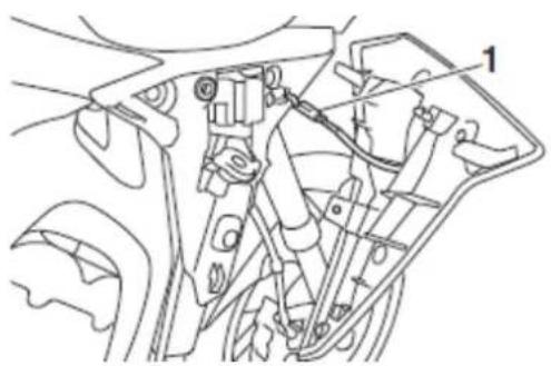 YAMAHA TRACER 9 (2015) - Demontaż i montaż panelu - 3