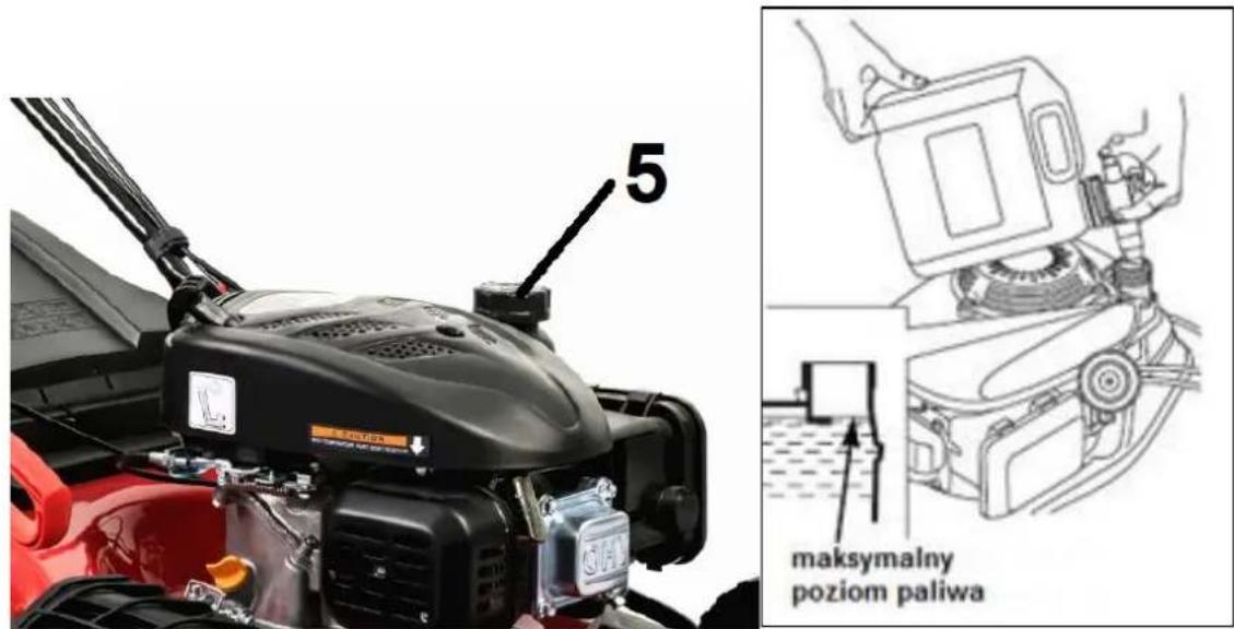 5 maksymalny poziom paliwa