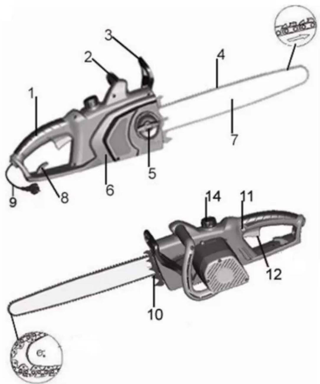 Lider Plus GTP2040QT - Elementy pilarki - 1