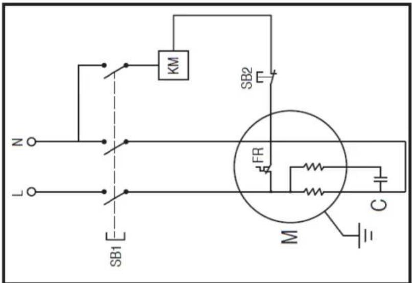 Lider TRV8T - Schemat obwodu elektrycznego - 1