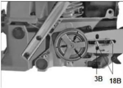 Handy HP5245 - Montaż prowadnicy i łańcucha - 6