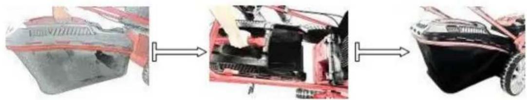 Lider Plus SHC46BS500N-4W1 - Kosz na trawę - 2