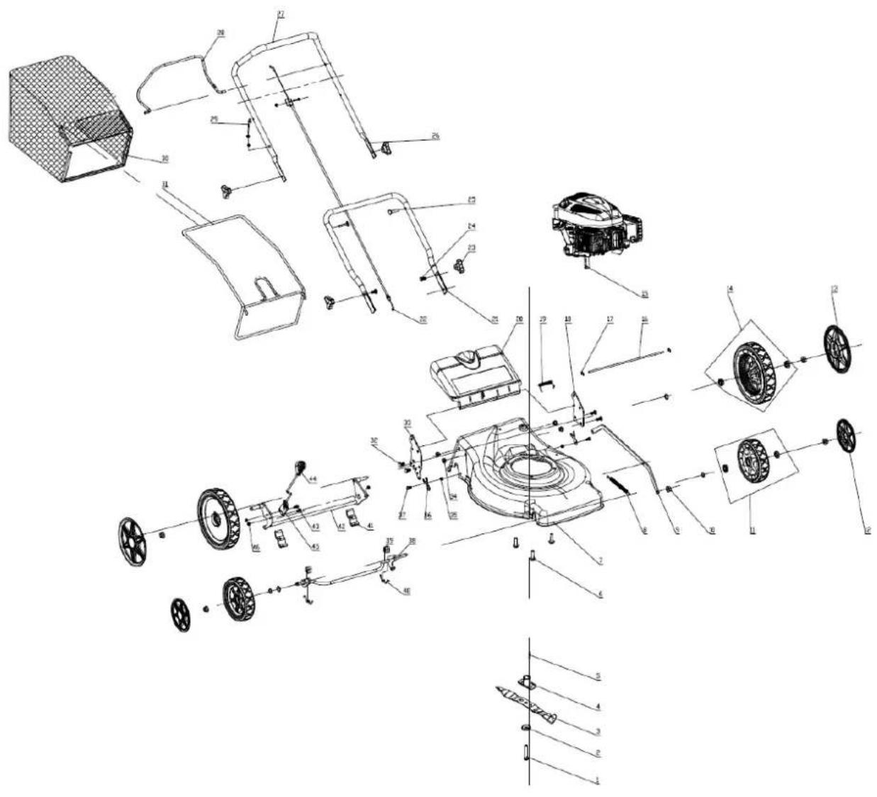 Handy SH46P144R - RYSUNEK ZŁOŻENIOWY NR 1 - 1