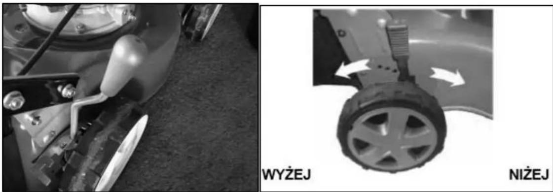 Handy WA41N127R - Regulacja wysokości koszenia - 2