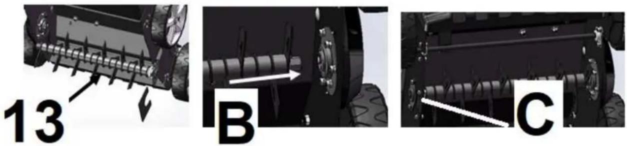 13 B C