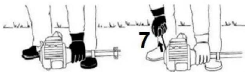Handy VKT582 - Uruchamianie silnika - 2