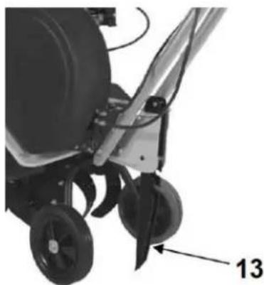 Handy SG200HL - Ustawianie dźwigni głębokości pracy - 2