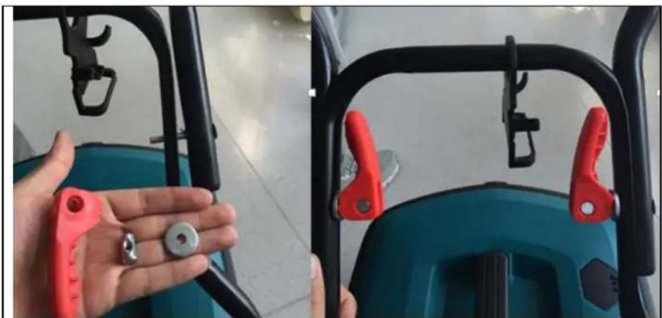 Handy Prime KC1400B - Montaż uchwytu kosiarki - 3