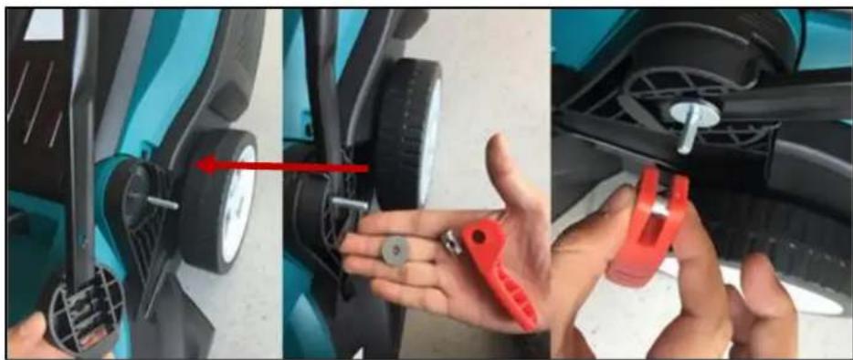 Handy Prime KC1400B - Montaż uchwytu kosiarki - 2