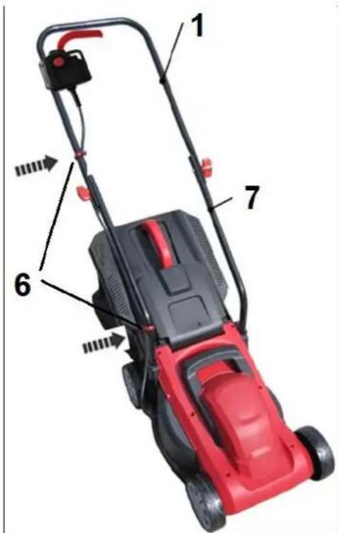 Handy YK1233 - Montaż uchwytu kosiarki - 3