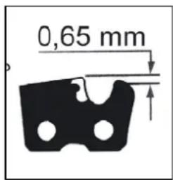 0,65 mm