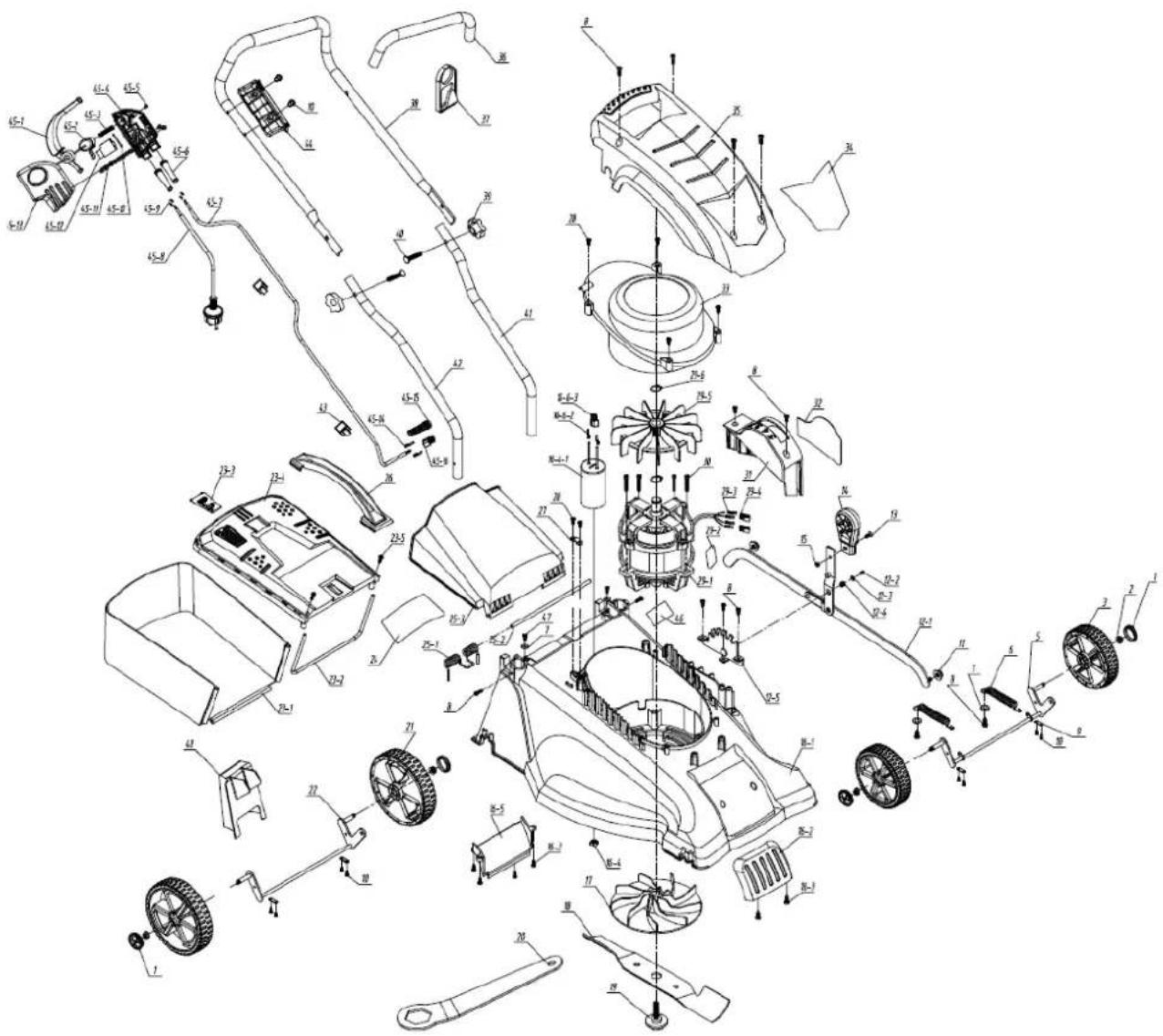 Handy Prime GTK1400 - RYSUNEK ZŁOŻENIOWY NR 1 - 1
