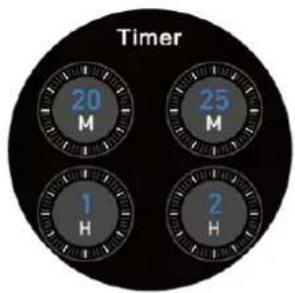 Timer 20 M 25 M 1 H 2 H