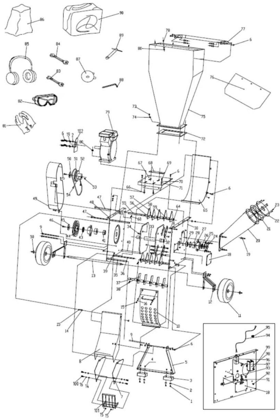 Faworyt FRS65A - RYSUNEK ZŁOŻENIOWY NR 1 - 1