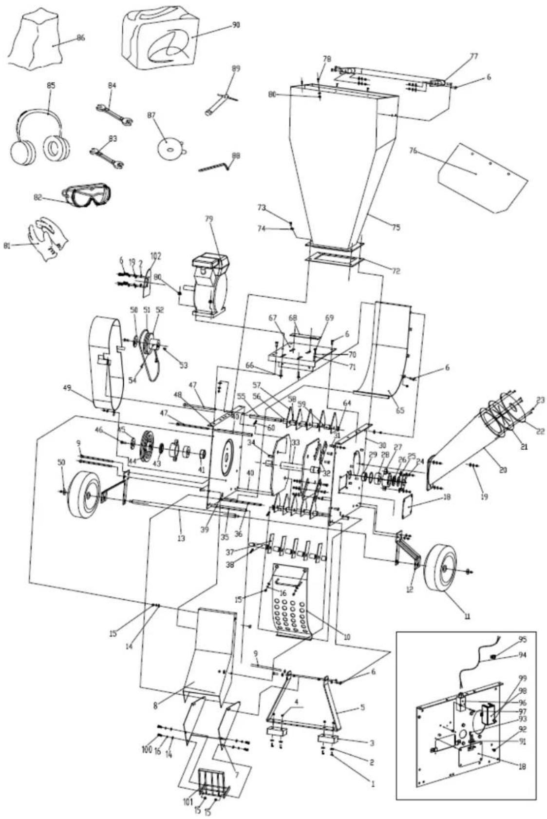 Faworyt FRS135 - RYSUNEK ZŁOŻENIOWY NR 1 - 1