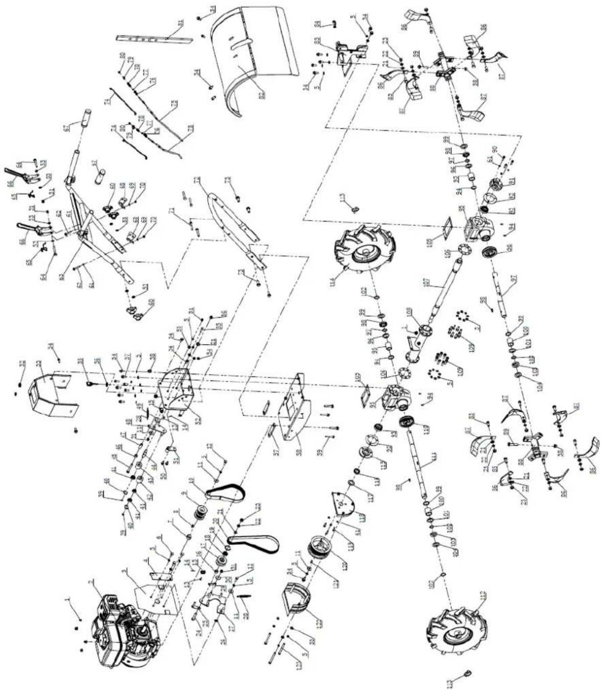 Faworyt NGT48-196L - Rysunek złożeniowy - 1
