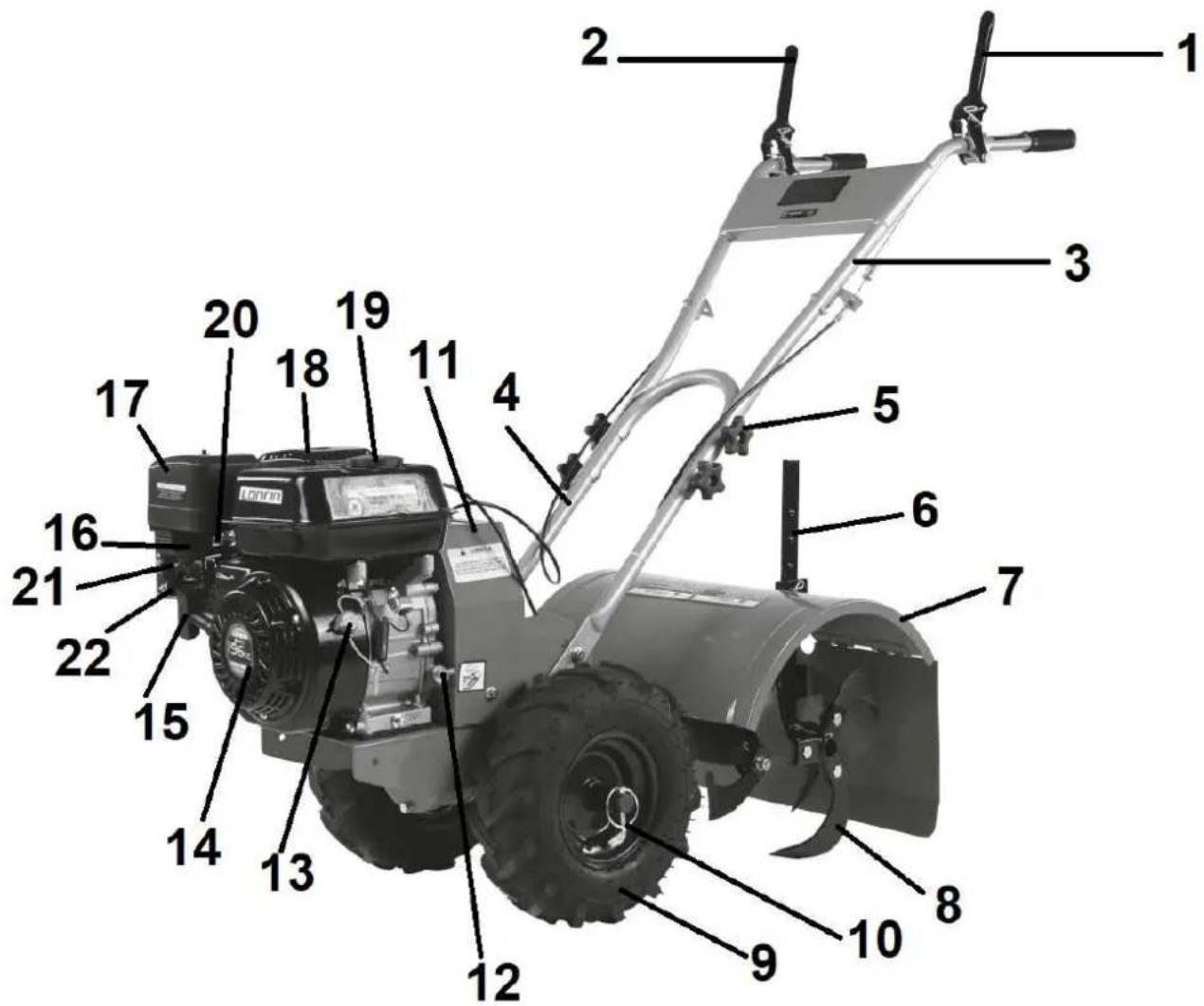 Faworyt NGT48F-196L - Elementy glebogryzarki - 1