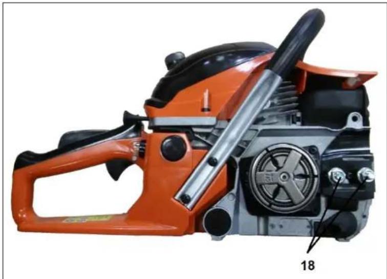 Faworyt RG4616X-A3 - Montaż prowadnicy i łańcucha - 3