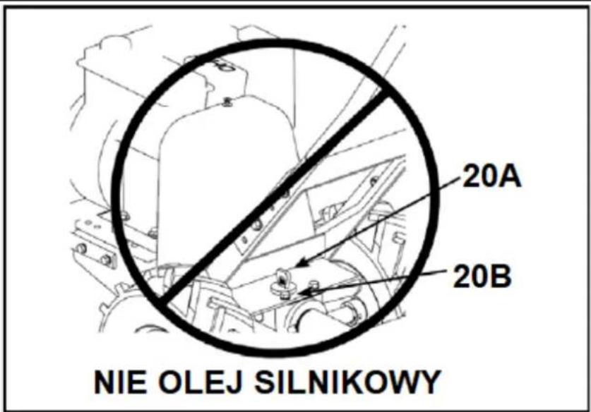 20A 20B NIE OLEJ SILNIKOWY
