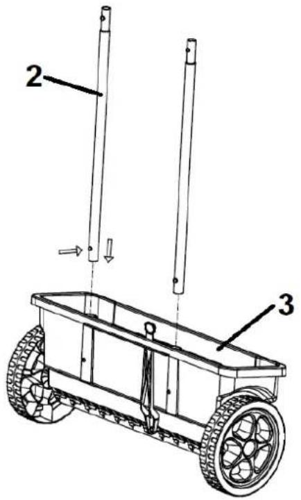 Gardyer QS6002 - Montaż uchwytu rozsiewacza - 1
