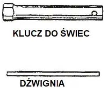 KLUCZ DO ŚWIEC DźWIGNIA