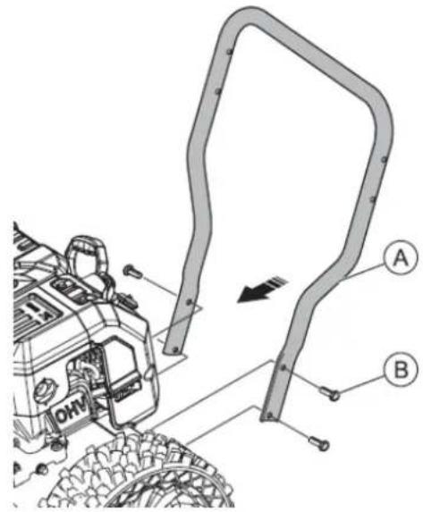 Faworyt RO61 RE - Montaż uchwytu odśnieżarki - 1