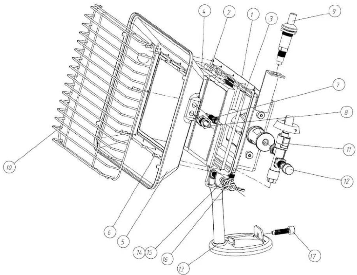 Gardyer PG4200 - Rysunek złożeniowy - 1
