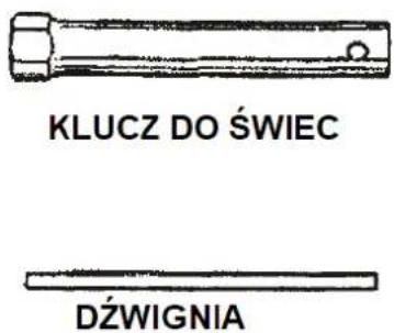 KLUCZ DO ŚWIEC DźWIGNIA