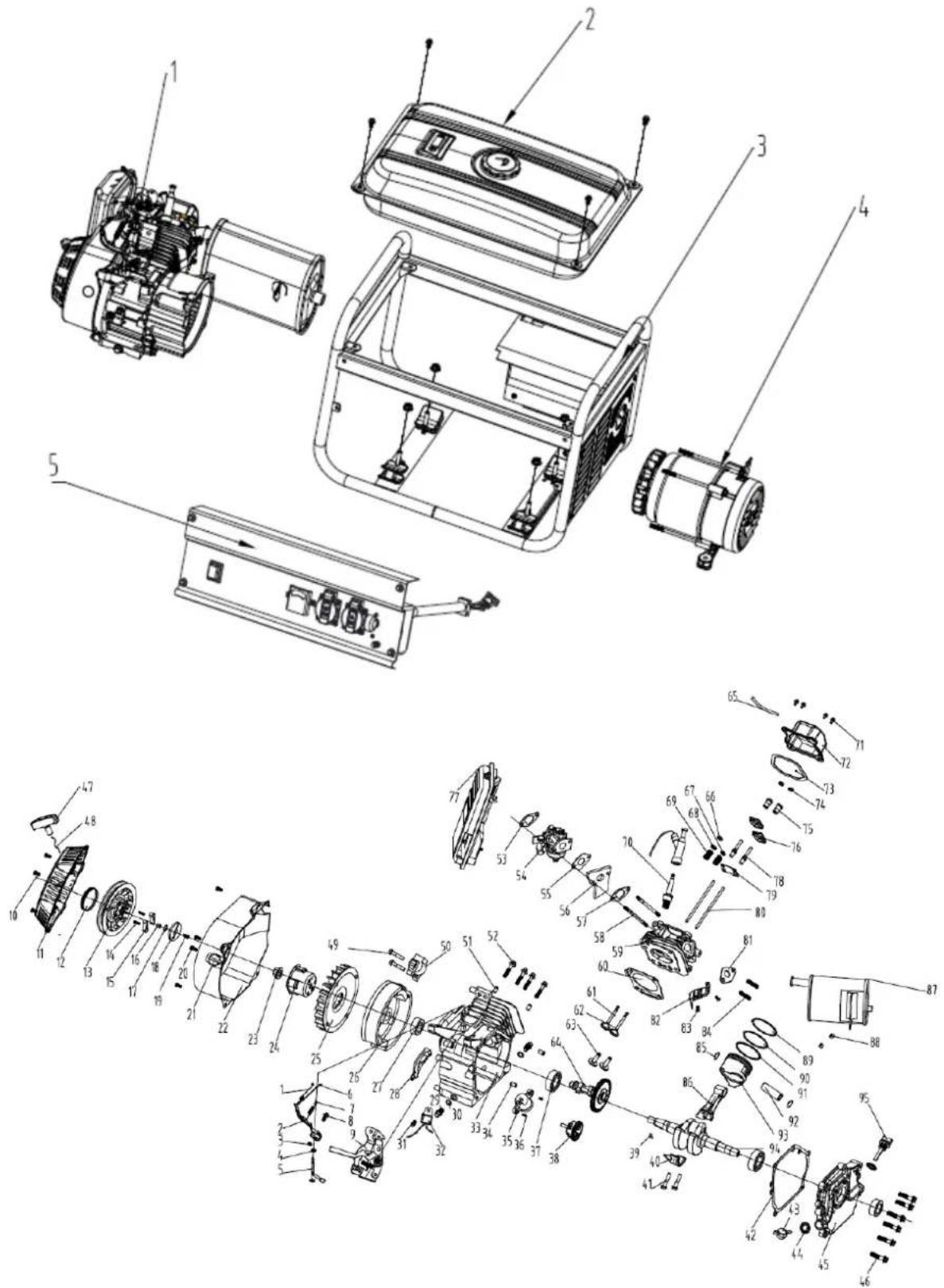 Gardyer G3500 - Rysunek złożeniowy - 1
